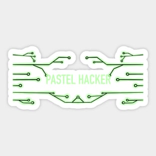 Pastel Hacker Version 3 Sticker